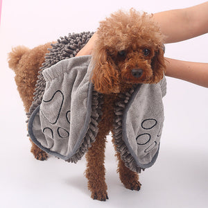 Chenille Pet Towel Dog Bath Towel – The Ultimate Bathing Solution for Your Furry Friend