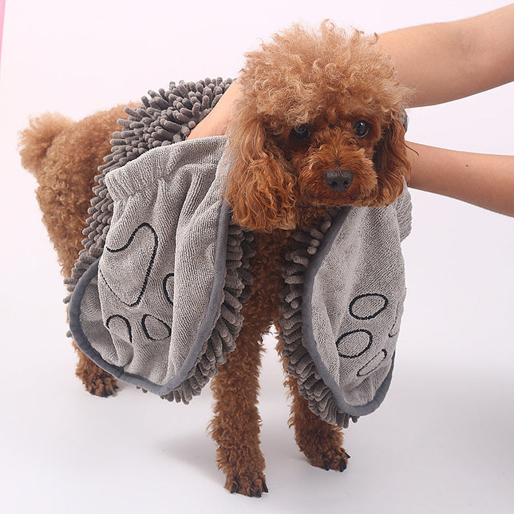 Chenille Pet Towel Dog Bath Towel – The Ultimate Bathing Solution for Your Furry Friend