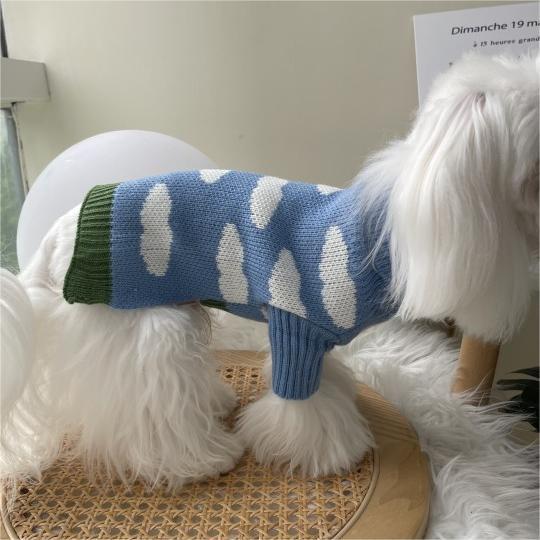 Pet Dog Clothes Jacquard Sweater