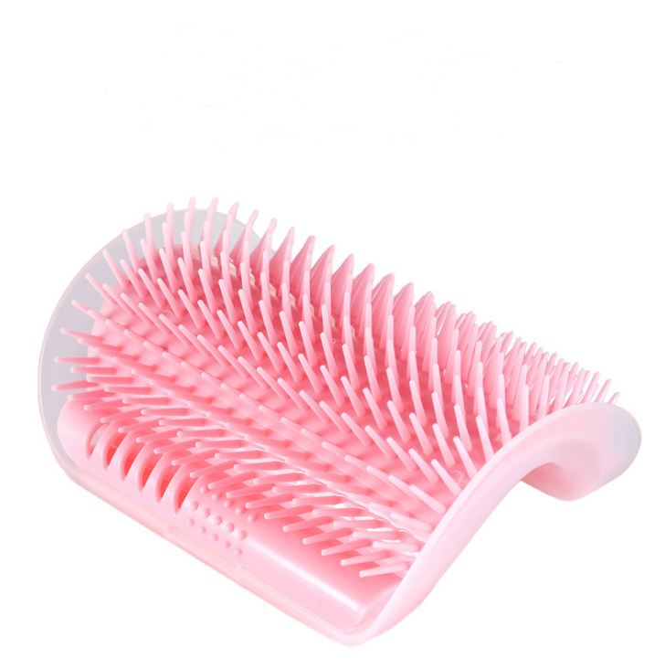 Cat Self-Grooming Brush Rubbing Device