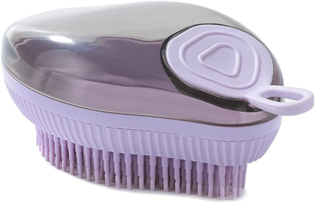 Dog Bath Brush With Soap Dispenser