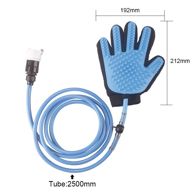 Dog Gloves Spray Bath Massage Brush