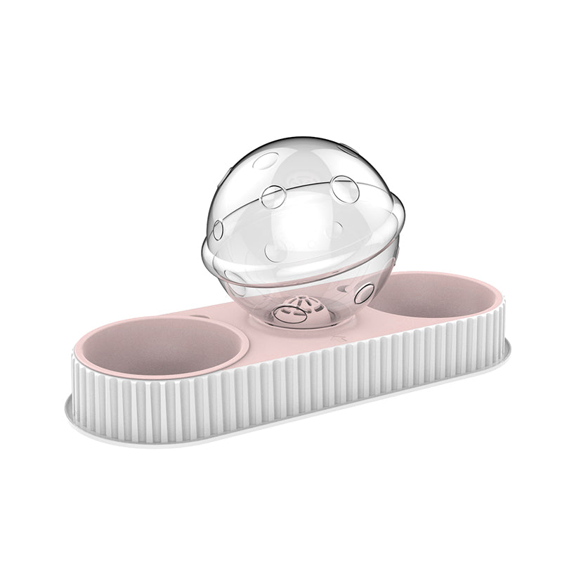 Plastic Pet Feeding Drinkers Automatic Feeder