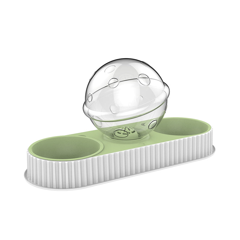 Plastic Pet Feeding Drinkers Automatic Feeder