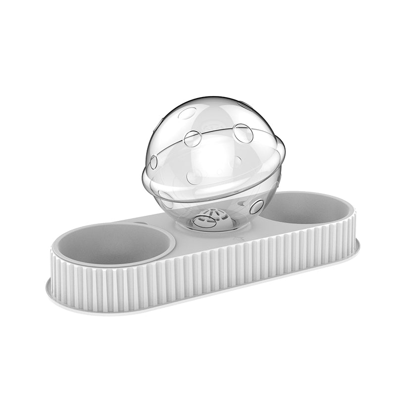 Plastic Pet Feeding Drinkers Automatic Feeder