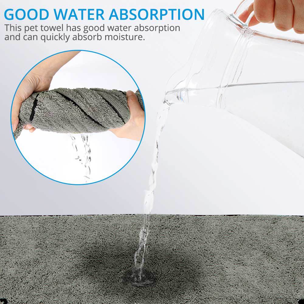Super Absorbent Pet Dog Bathrobe Bath Towel