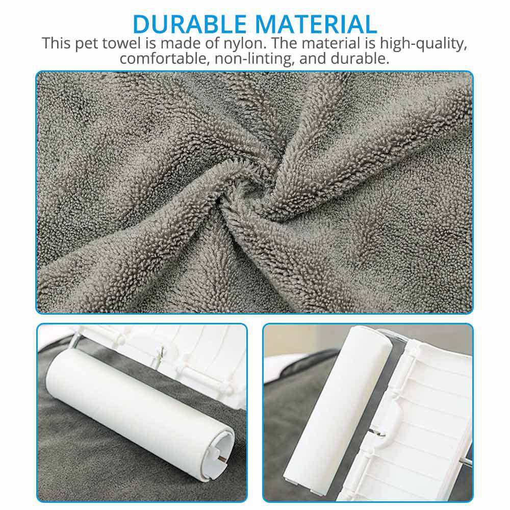 Super Absorbent Pet Dog Bathrobe Bath Towel