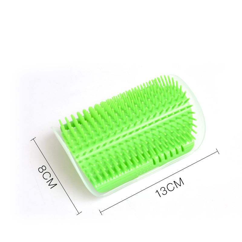 Cat Self-Grooming Brush Rubbing Device