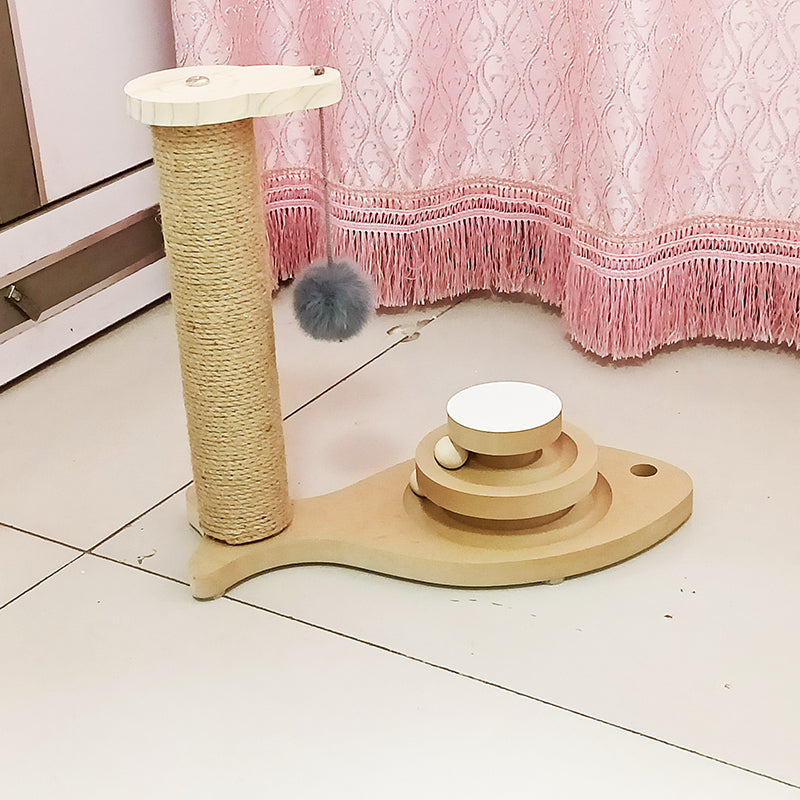 Cat Toys From Solid Wood Bite-resistant