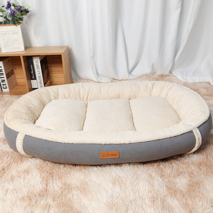 Dog Mat Pet Bed Linen Round Non-slip