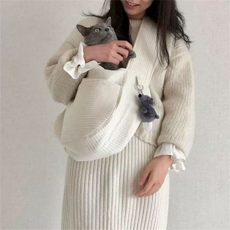 Pet Cat Kitten Carrier Outdoor Travel Handbag