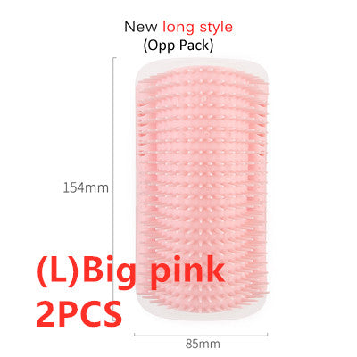 Cat Self-Grooming Brush Rubbing Device