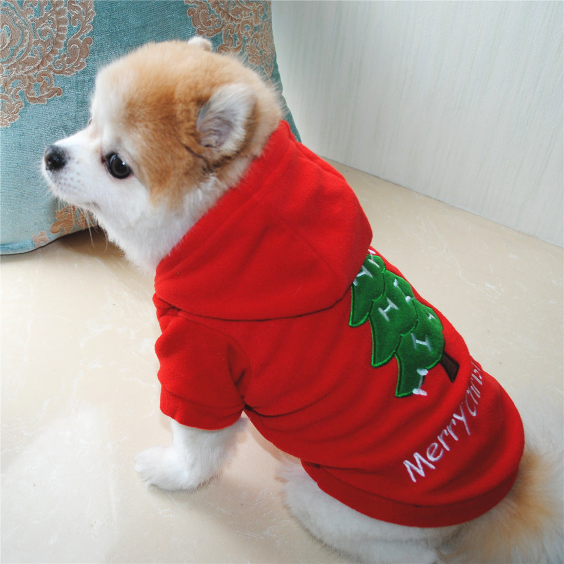 Pet Puppy Thick Hooded Fluffy Jacket