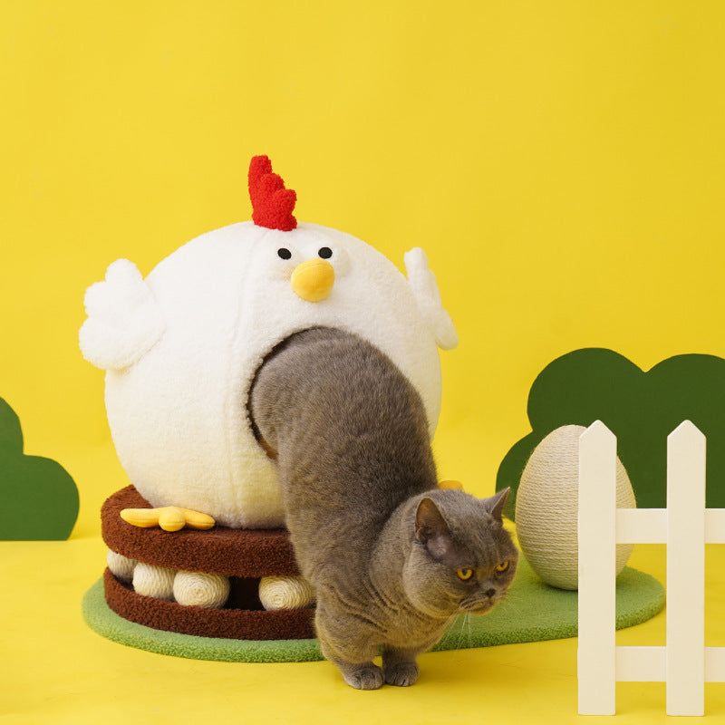Chicken Cat Litter Turntable Toys