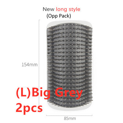 Cat Self-Grooming Brush Rubbing Device
