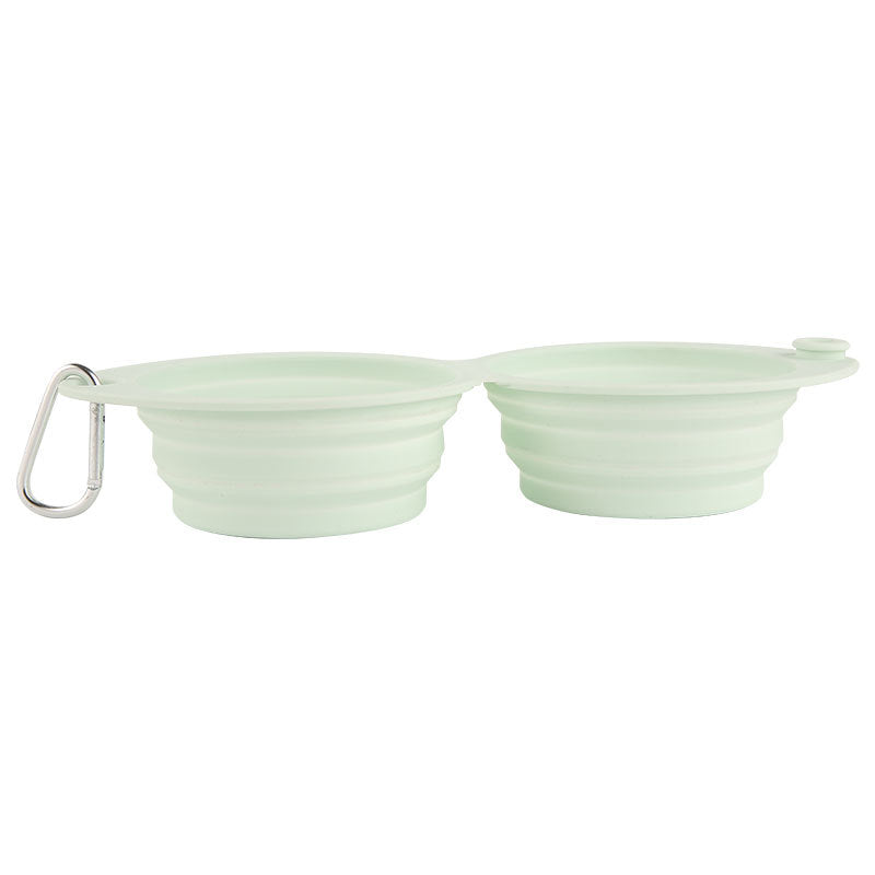 Pet Silicone Foldable Bowl Outdoor Feeding