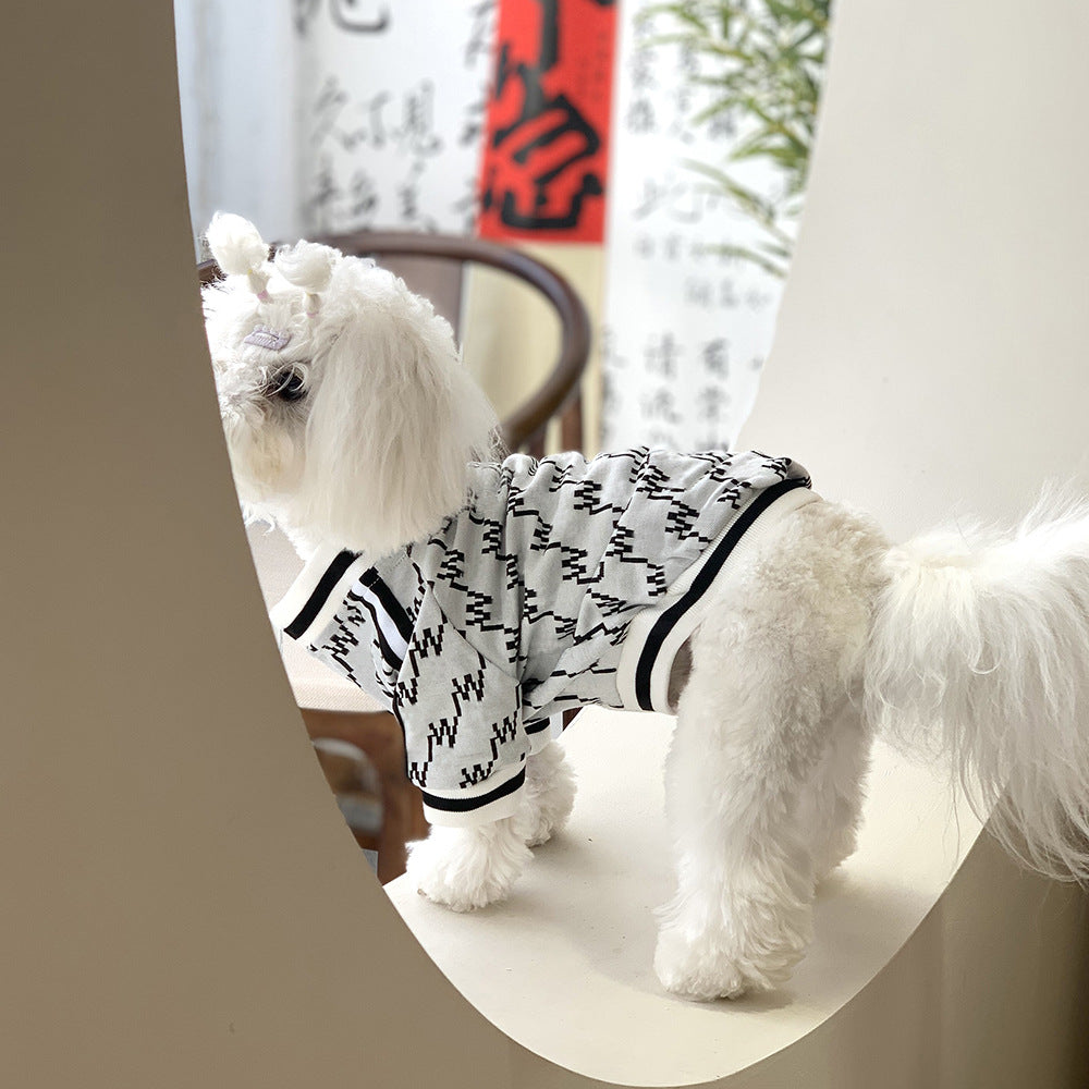 Teddy Pet Jacket Zipper Coat