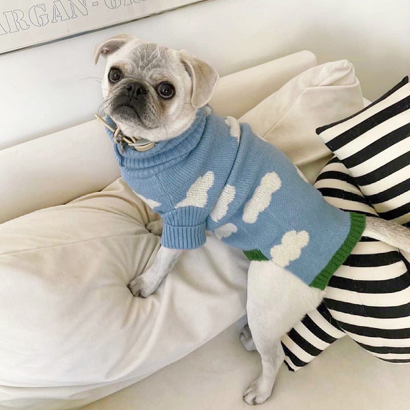 Pet Dog Clothes Jacquard Sweater