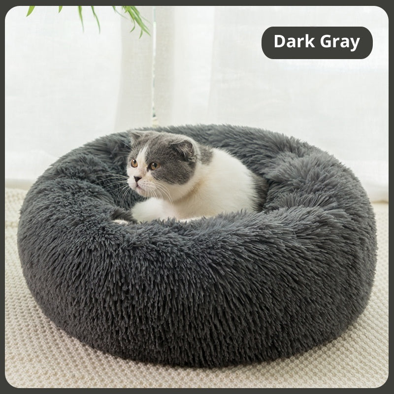 Cat Bed Dog Bed Plush Winter Warm