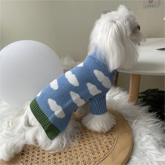 Pet Dog Clothes Jacquard Sweater