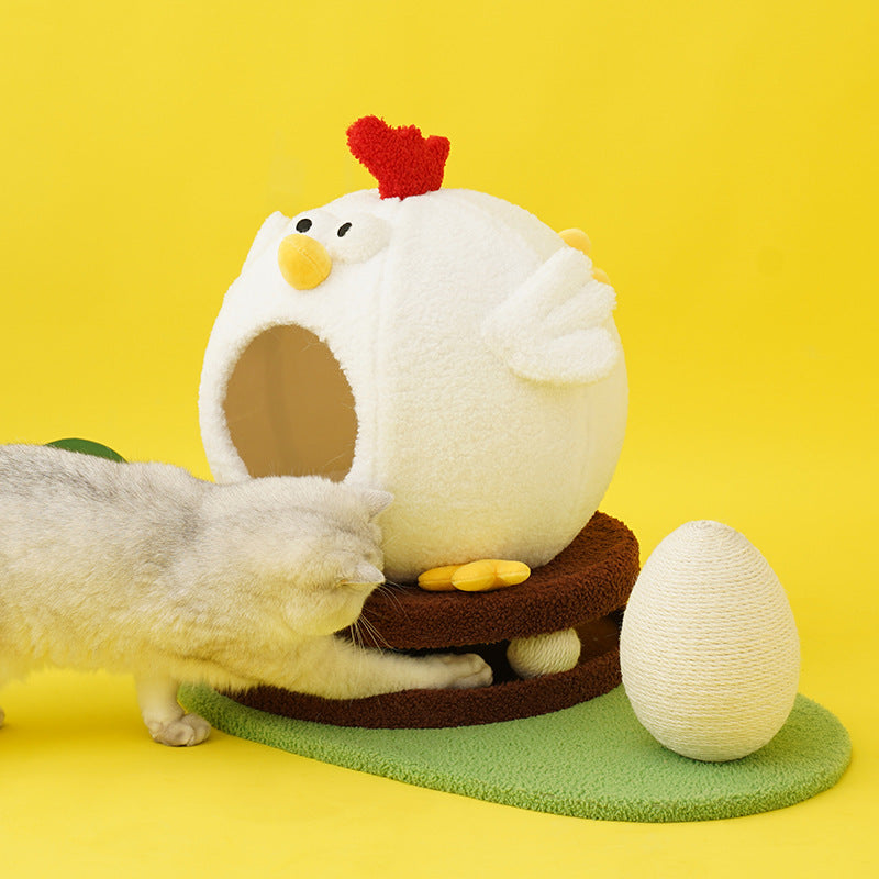 Chicken Cat Litter Turntable Toys