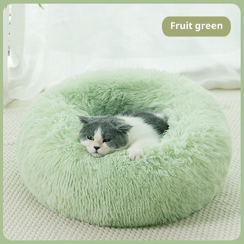 Cat Bed Dog Bed Plush Winter Warm
