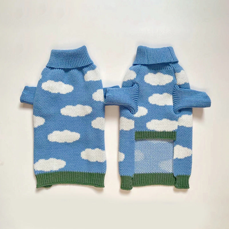 Pet Dog Clothes Jacquard Sweater