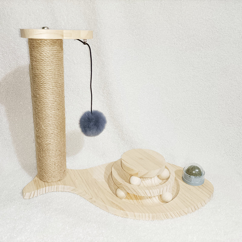 Cat Toys From Solid Wood Bite-resistant