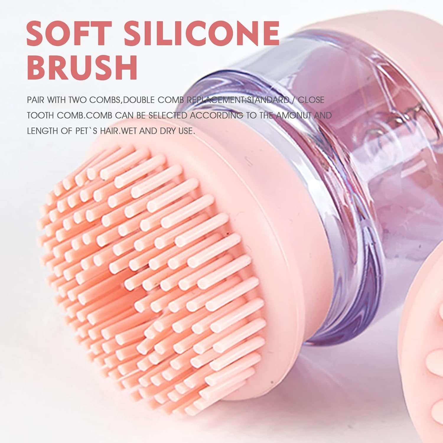 Cat Dog Pet Bath Brush Silicone