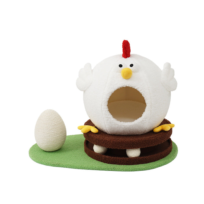 Chicken Cat Litter Turntable Toys