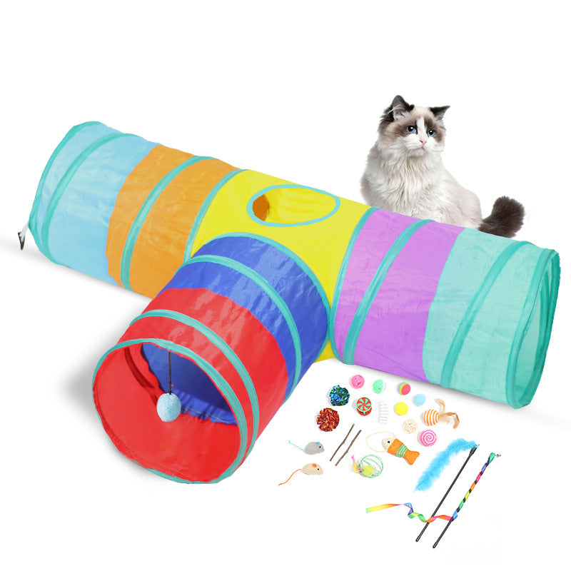 Cat Tunnel Foldable Pet Climbing Toys