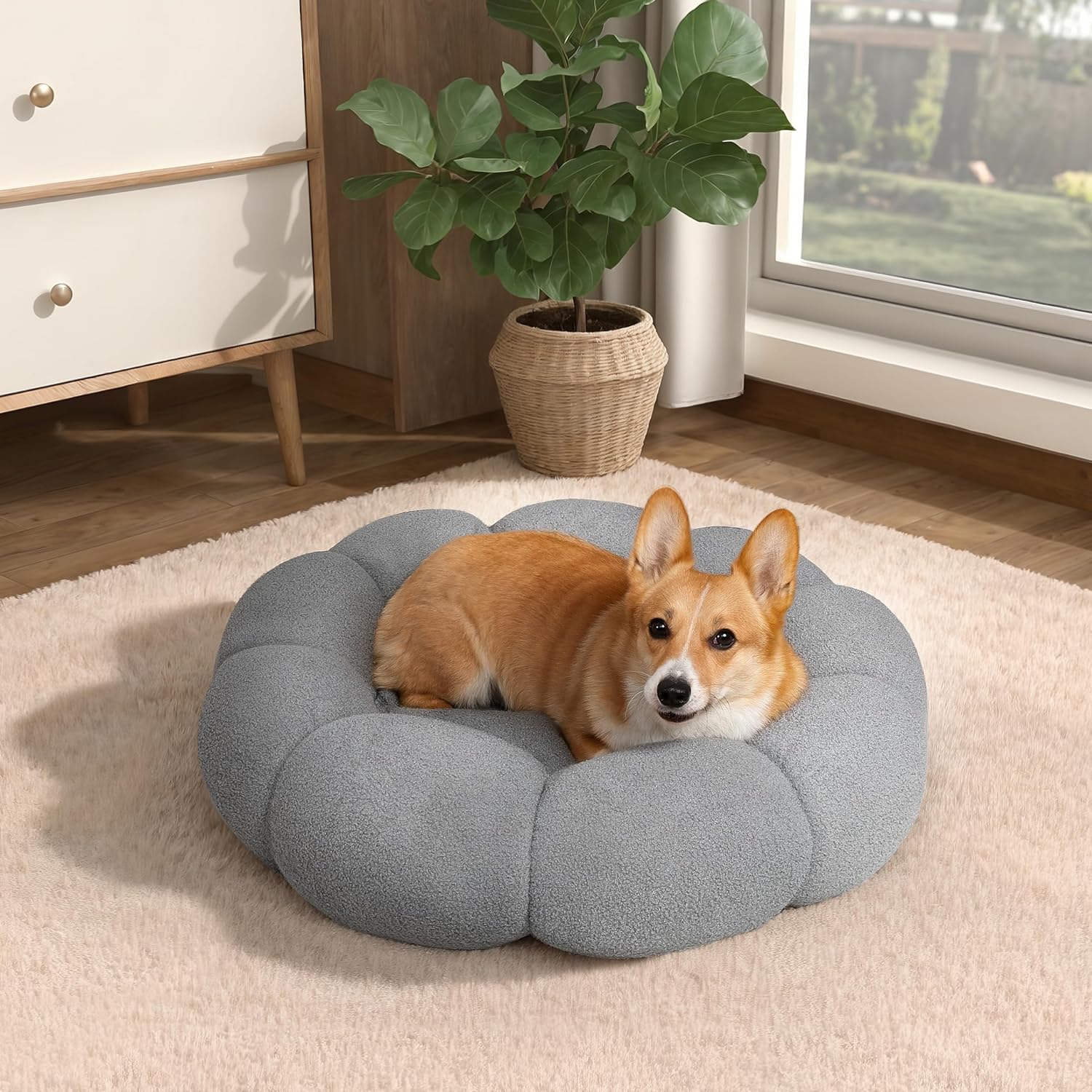 Cat Beds For Indoor Cats Fluffy Flower