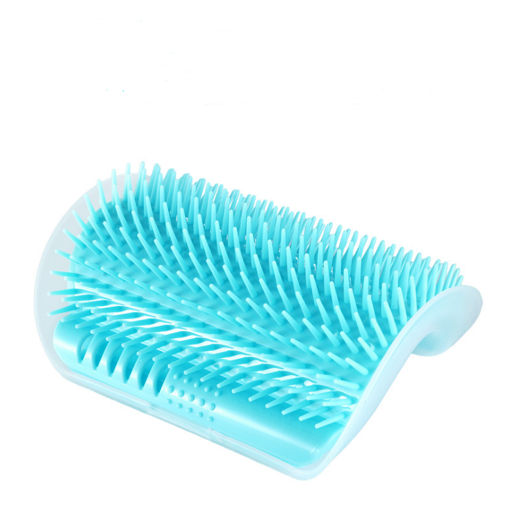 Cat Self-Grooming Brush Rubbing Device