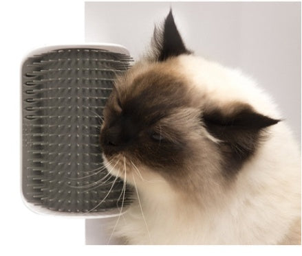 Cat Self-Grooming Brush Rubbing Device