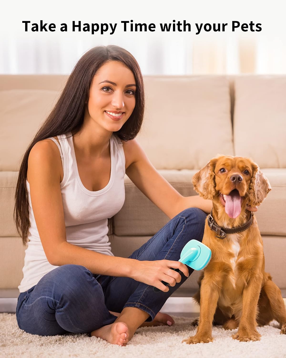 Pet Grooming Brush- Shedding Tools