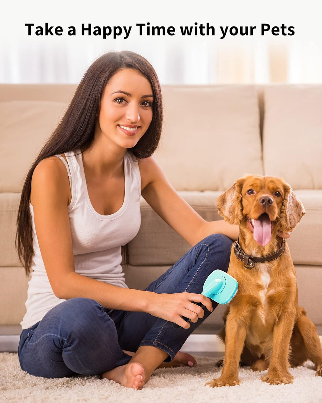 Pet Grooming Brush- Shedding Tools