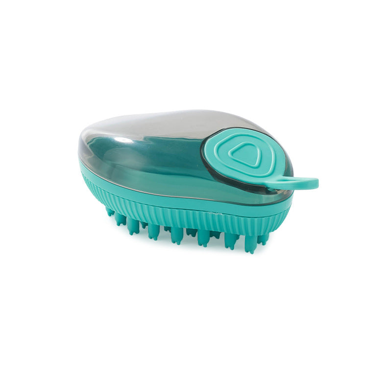 Dog Bath Brush With Soap Dispenser