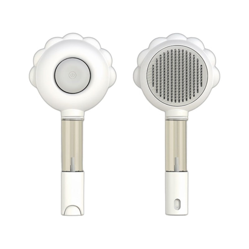 Self Cleaning Dog Brush Comb With Spray
