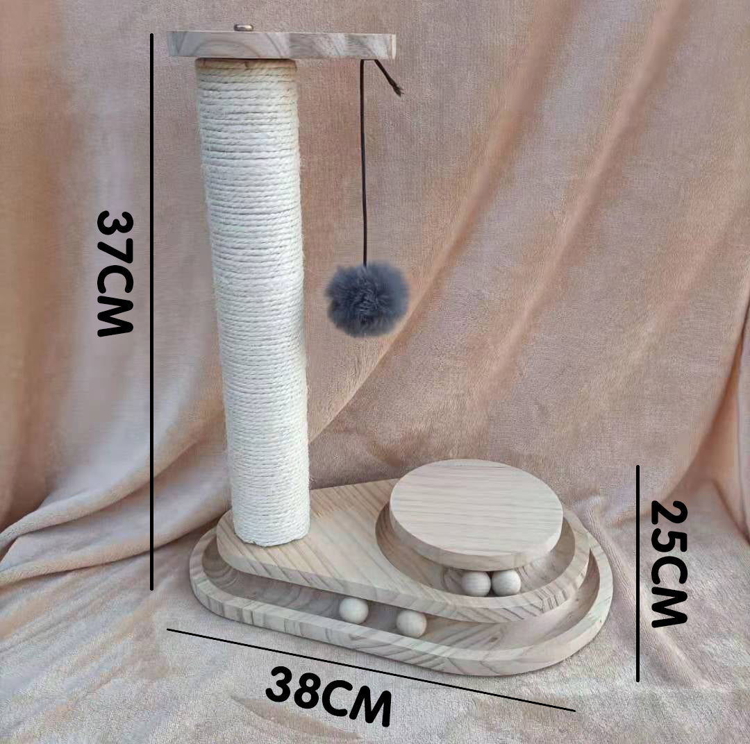 Cat Toys From Solid Wood Bite-resistant