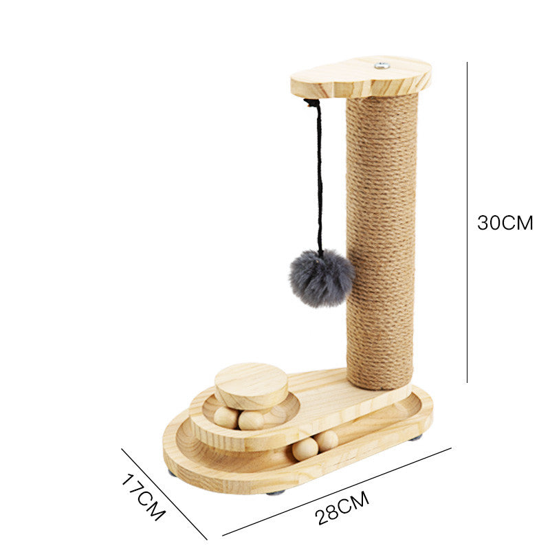 Cat Toys From Solid Wood Bite-resistant