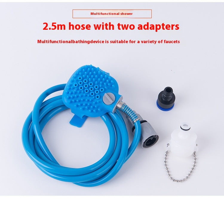 Pet Bathing Gloves Outdoor Shower