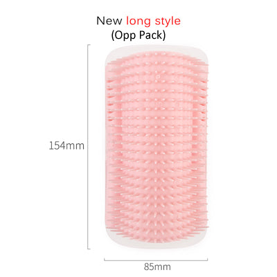 Cat Self-Grooming Brush Rubbing Device