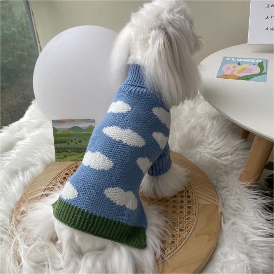 Pet Dog Clothes Jacquard Sweater