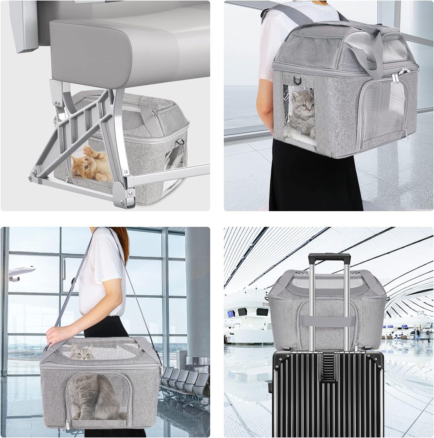 Pet Portable Carrier Bag Travel Transport Bag