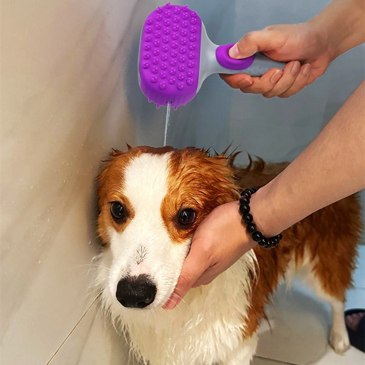 Pet Shower Brush Dog Bath Float Hair
