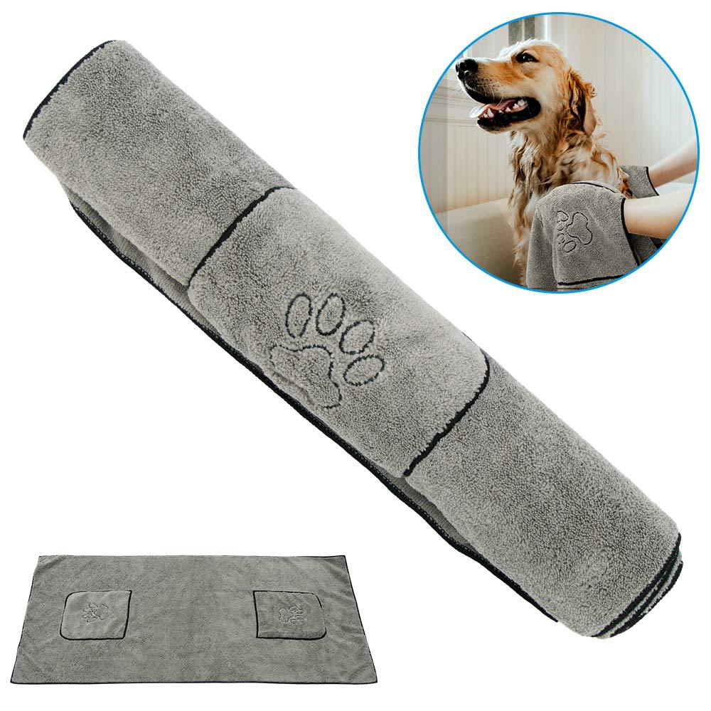 Super Absorbent Pet Dog Bathrobe Bath Towel