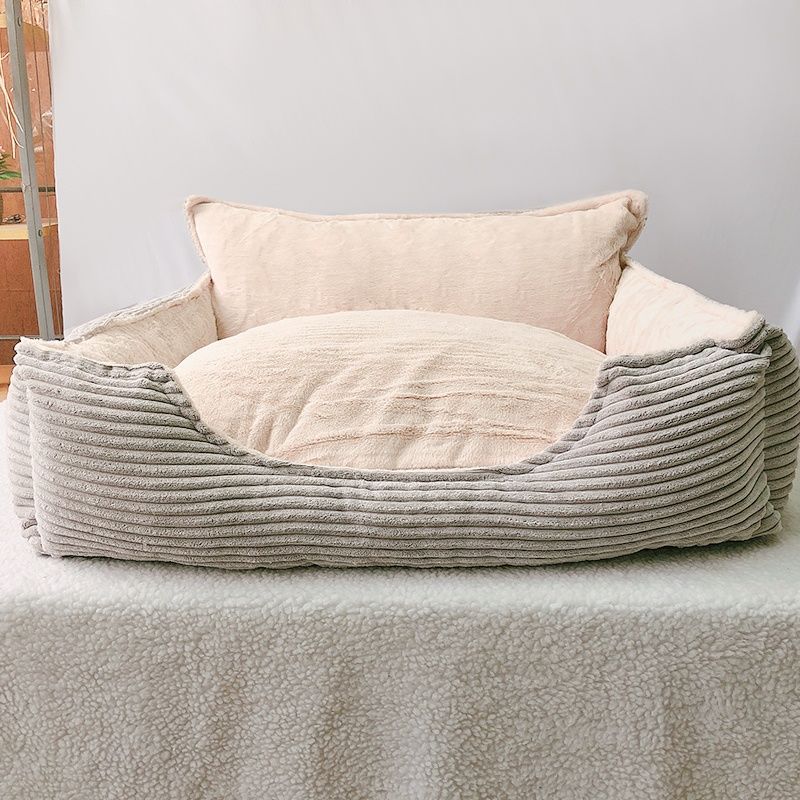 Plush Warm Pet Kennel Dog Bed