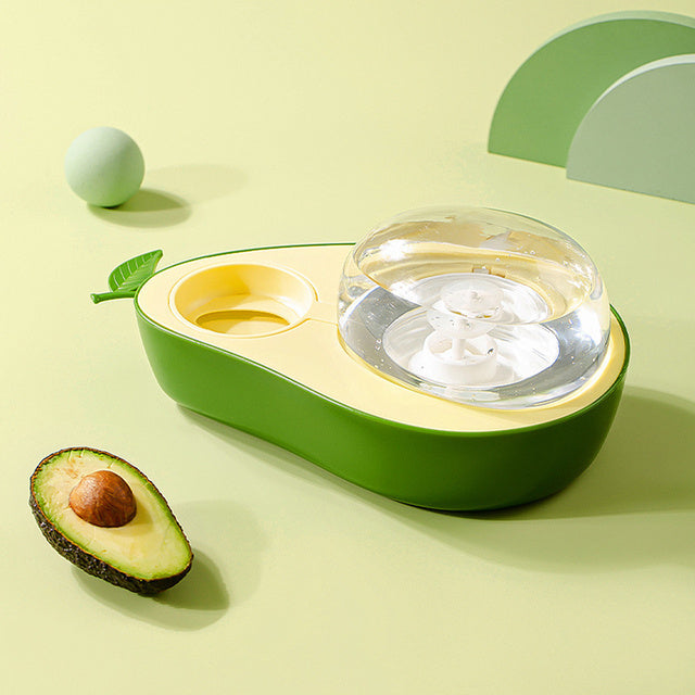 Avocado Shape Slow Food Feeding Bowl