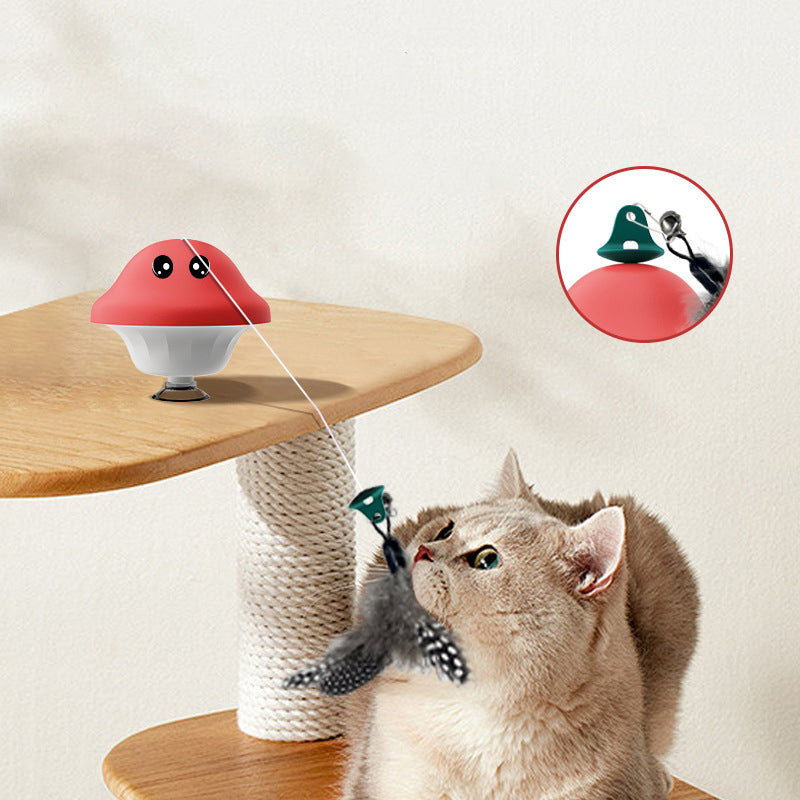 Cat Wand Suction Cup Pet Movement Toy
