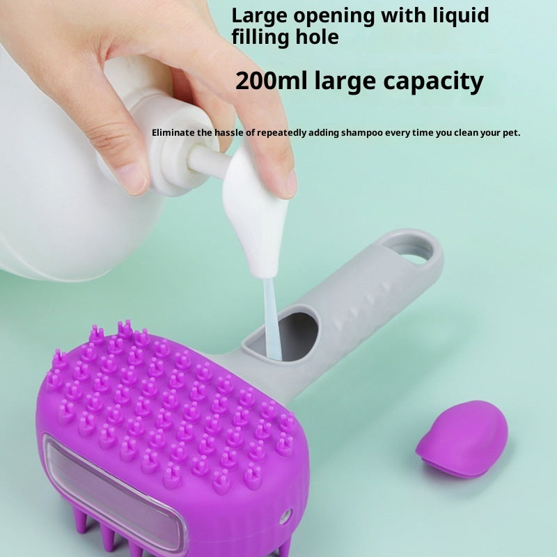 Pet Shower Brush Dog Bath Float Hair